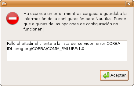 Un error de actualización de Ubuntu