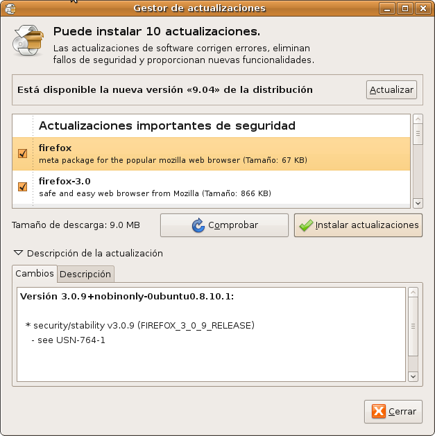 Ubuntu 9.04 disponible