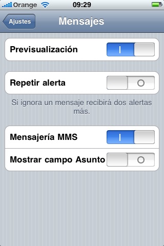 Activando los MMS en el iPhone