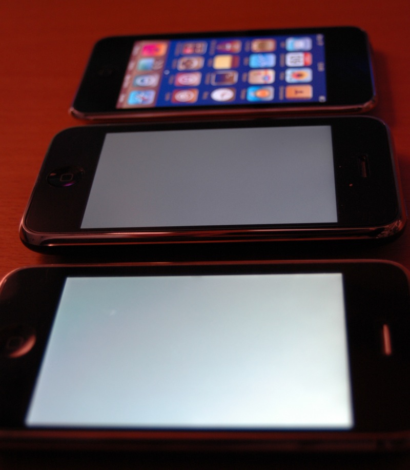 iPhone 3G S, 3G y iPod Touch